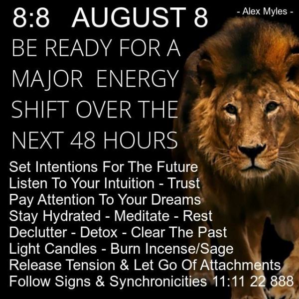 Energy Shifts Today!