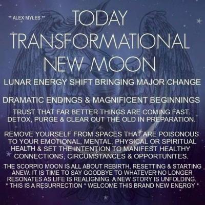 New Moon in Scorpio!