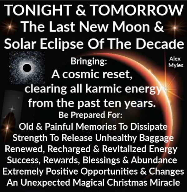 New Moon Solar Eclipse in Capricorn!