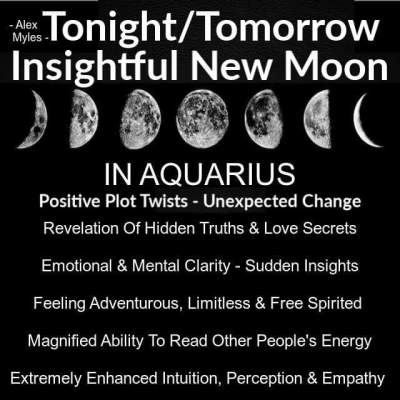 New Moon in Aquarius!