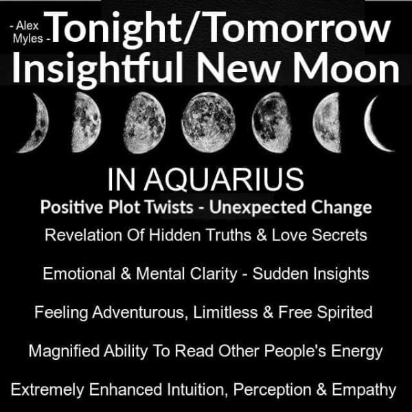 New Moon in Aquarius!