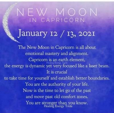New Moon in Capricorn!